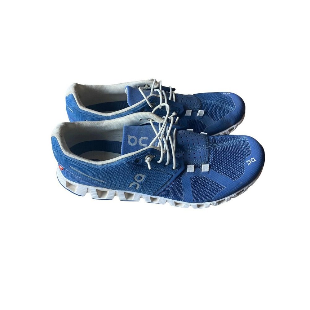 On Running Women's Cloud Mesh Trainers Denim / White Shoes, Size 9